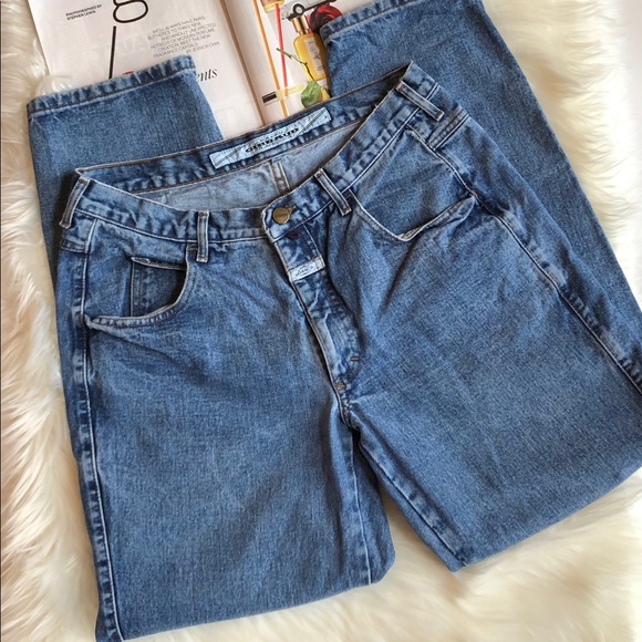 tapered girbaud jeans